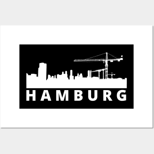 Hamburg Skyline | Germany Posters and Art